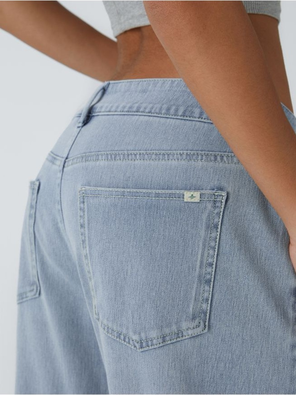 Halara Flex™ Asymmetric Low Rise Baggy Wide Leg Casual Jeans M Medium NWT - Picture 3 of 15